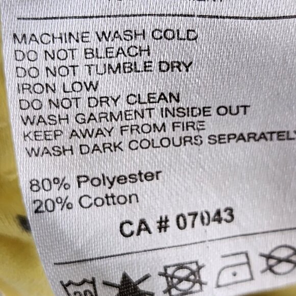 Lloyd & Jefferson Yellow Pelican Print Short Sleeve Crewneck T-Shirt - Picture 6 of 6